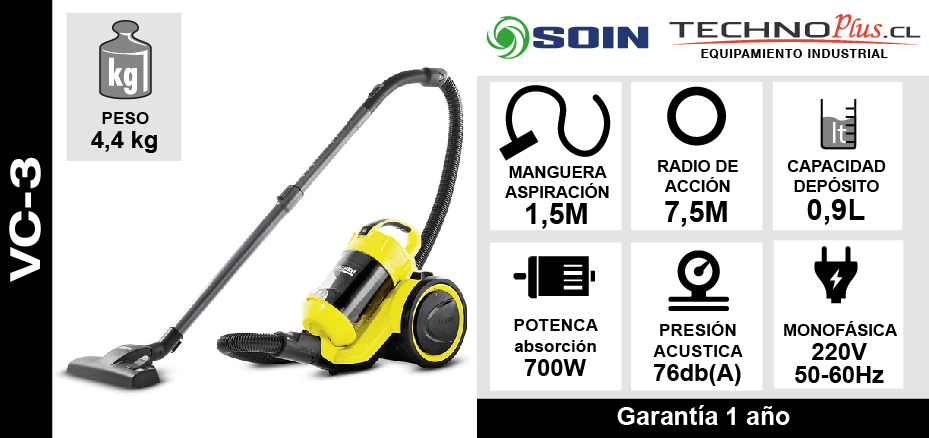 Aspiradora Karcher VC 3 Plus 700 W