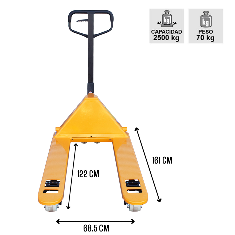 Transpaleta Manual 2500 Kilos - TECHNOPLUS